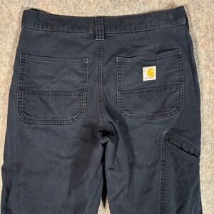 Carhartt BN2291-M Relaxed Fit Canvas Work Pants Men 30x32 Navy Blue Good Utility
